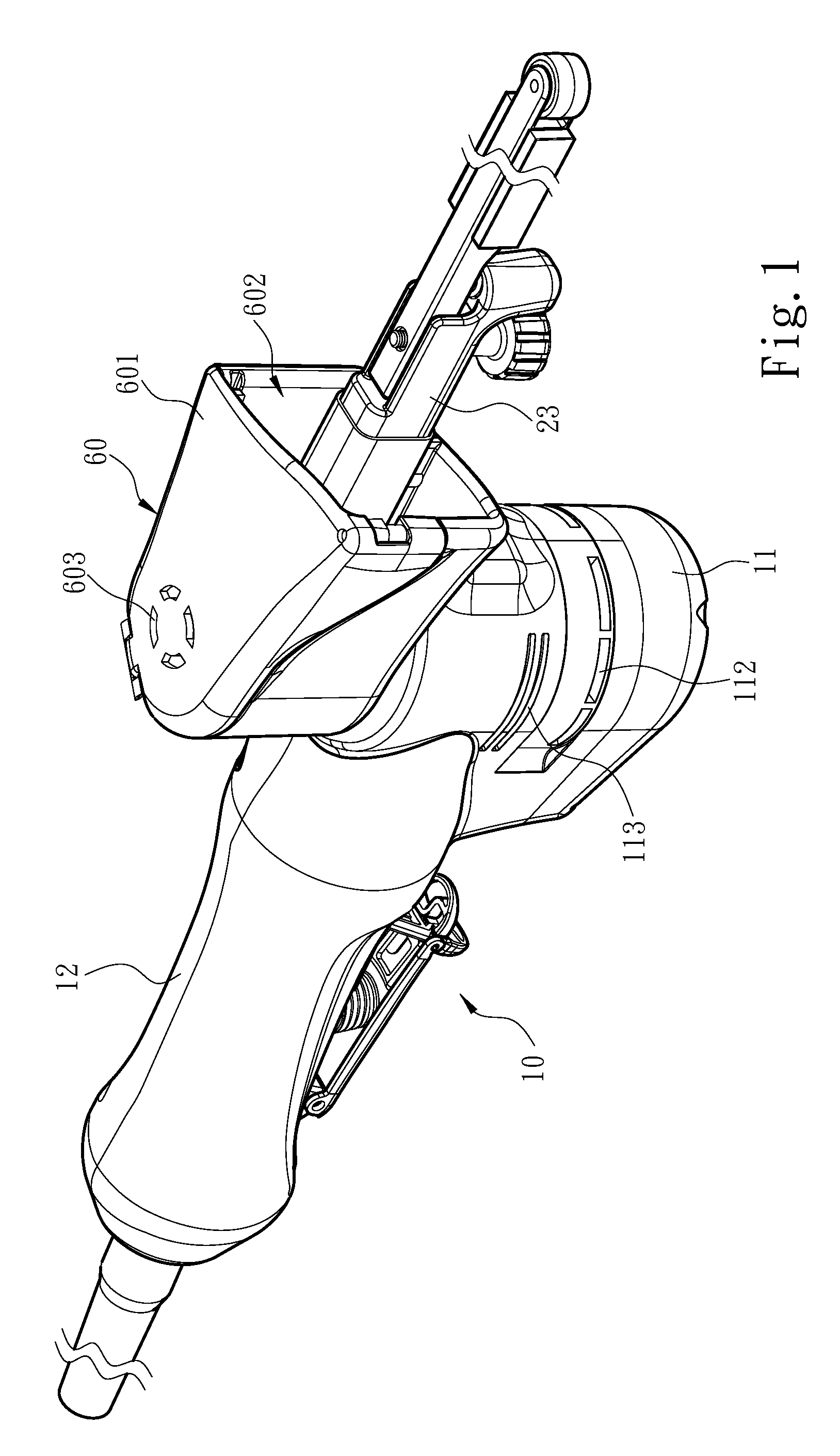 Electric handheld sanding tool providing improved cooling efficiency