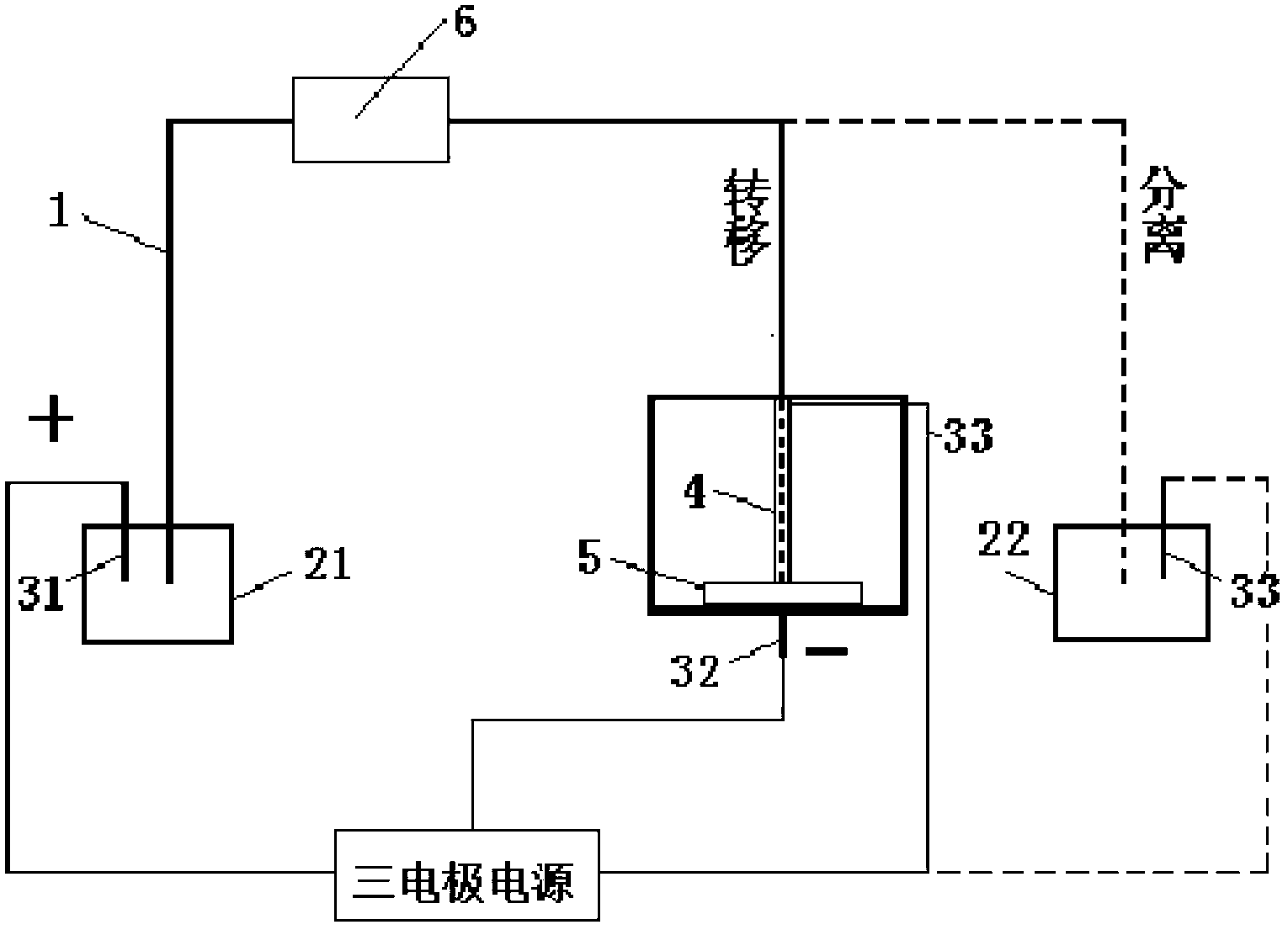 Device and method for transferring and analyzing proteins in gel on line