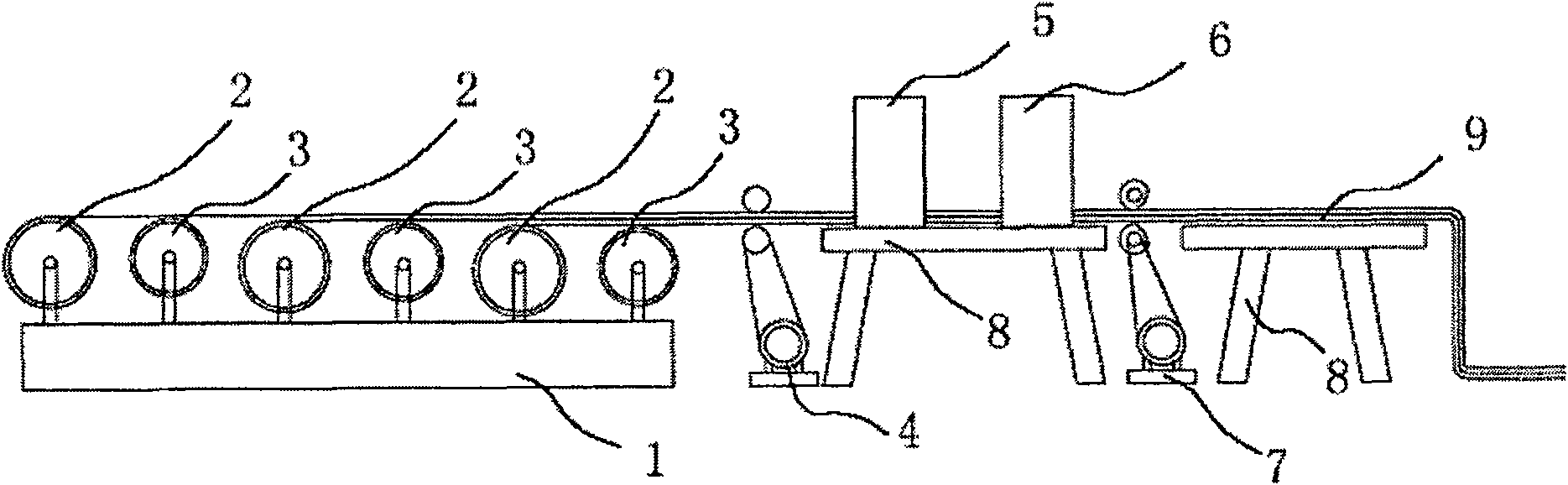 High vacuum multiple layer heat insulation quilt manufacture method