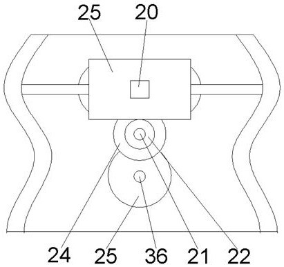 Cleaning device for connection position of anchor chains