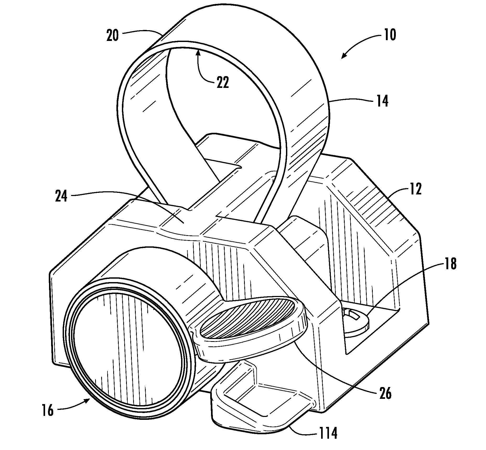 Strain Relief Device and Method for Fiber Optic Cables