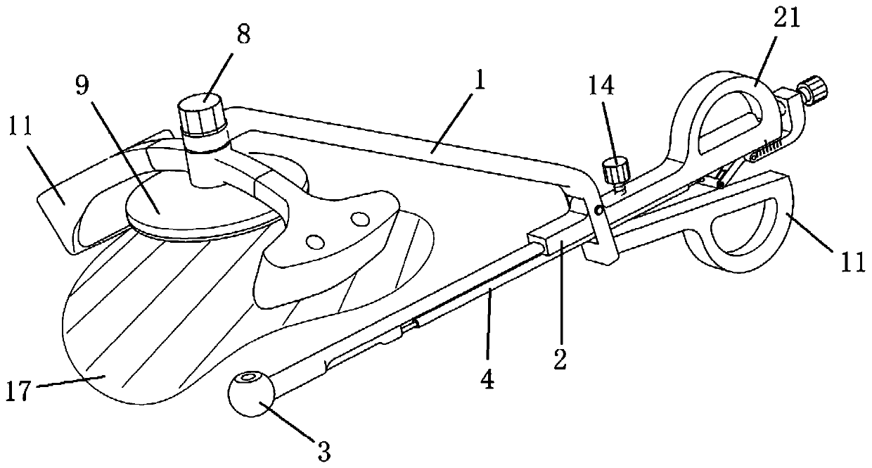 A kind of patella microfracture surgical device