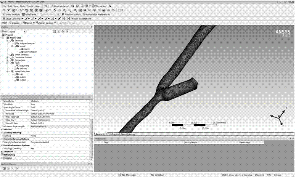 Rationality analyzing method for blood vessel operation mode