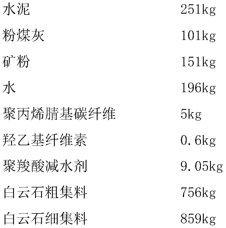 Unfired self-compacting concrete and preparation method thereof