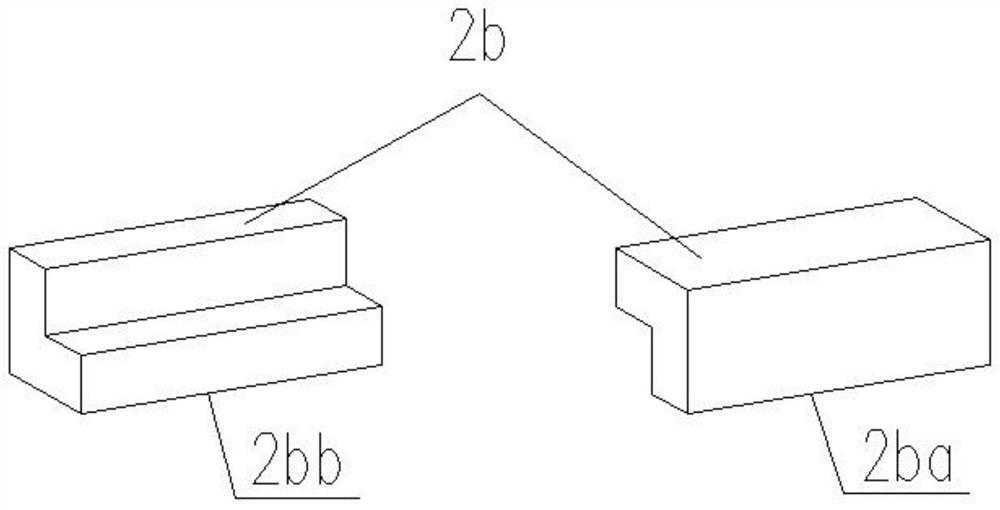 Cast-in-place slab post-cast strip quick and easy combination shaping mold and construction method thereof