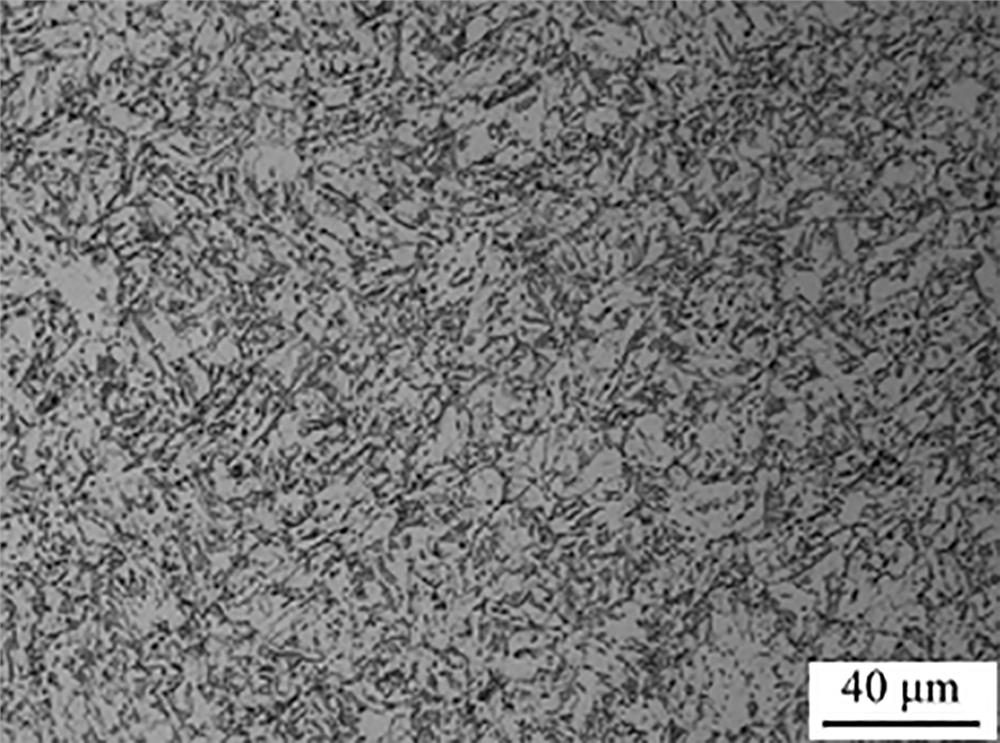 500MPa-class weather-resistant bridge steel with impact power being not lower than 54J in welded heat-affected zone at minus 40 DEG C