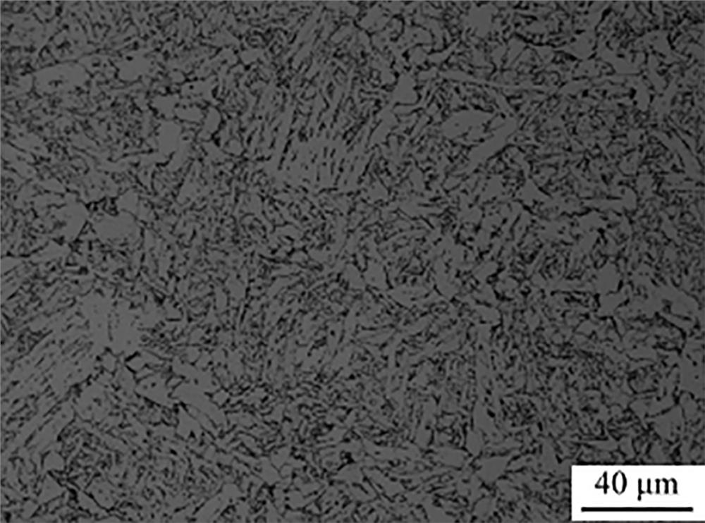 500MPa-class weather-resistant bridge steel with impact power being not lower than 54J in welded heat-affected zone at minus 40 DEG C