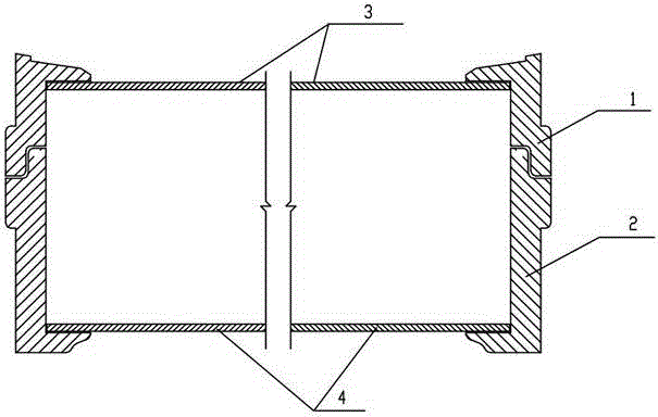 Foamed plastic packing box and preparation method thereof