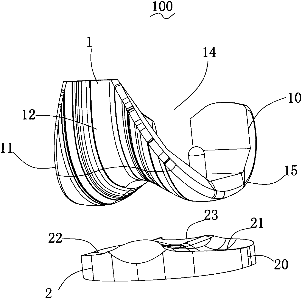 Patient specificity knee articulation prosthesis