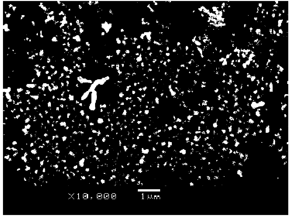 Preparation method of submicron antimicrobial silver particles on magnesium alloy surface