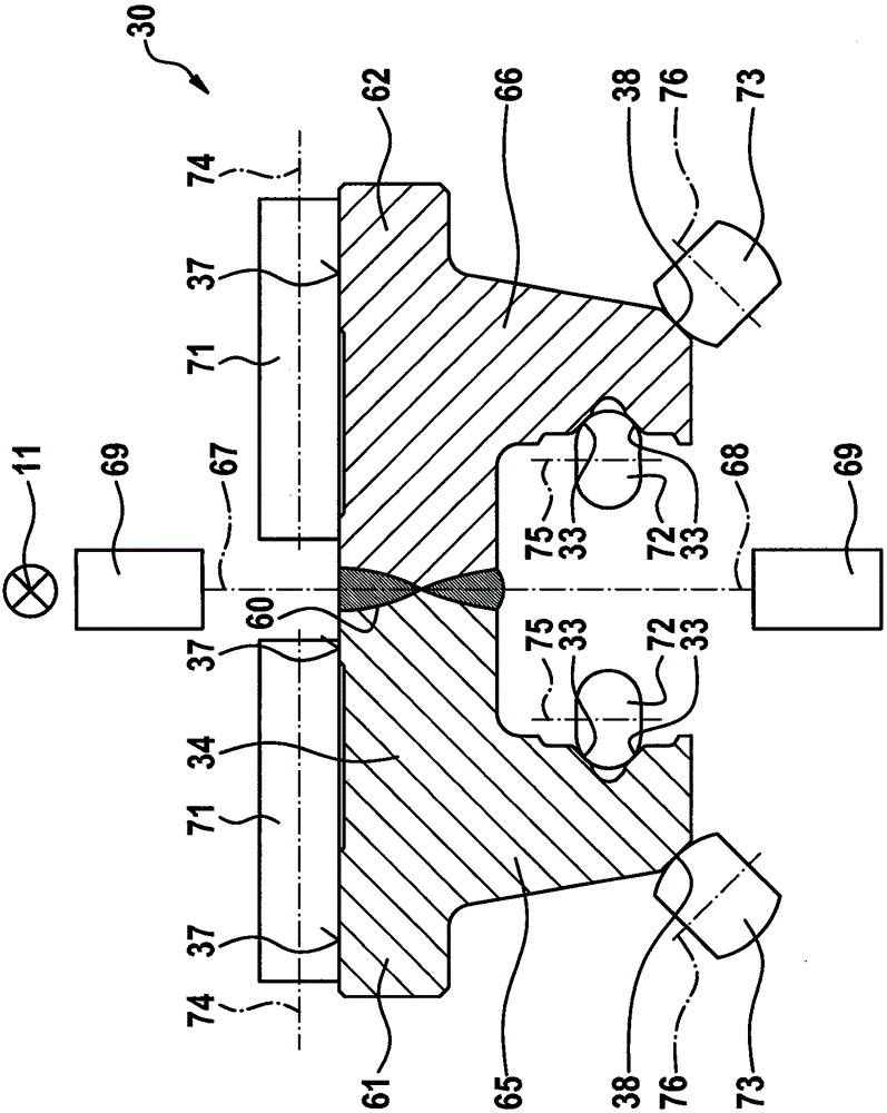 Main body of linear roller bearing