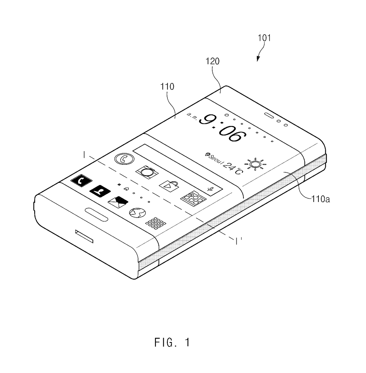 Electronic device with screen