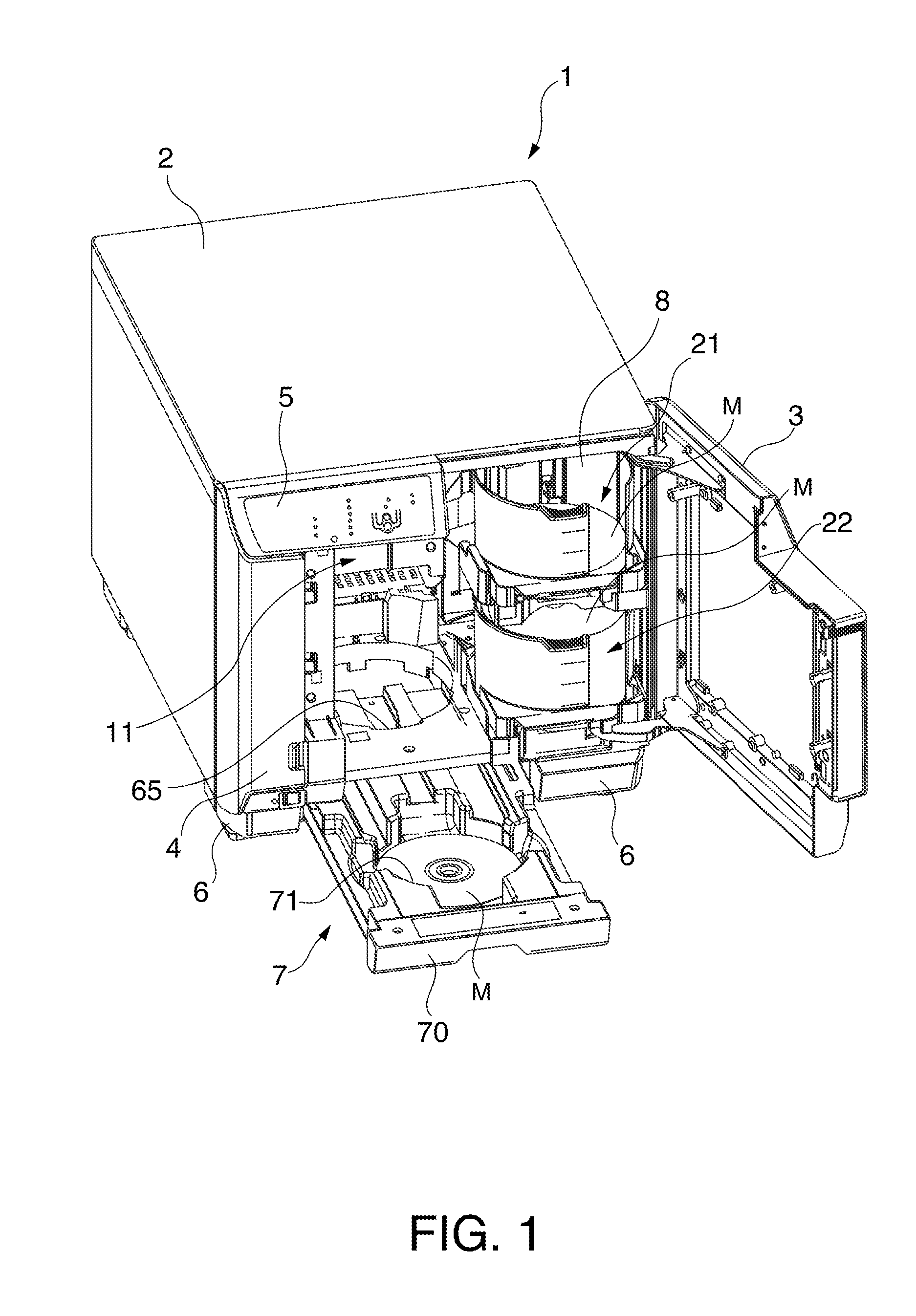 Media processing device and a control method and program therefor