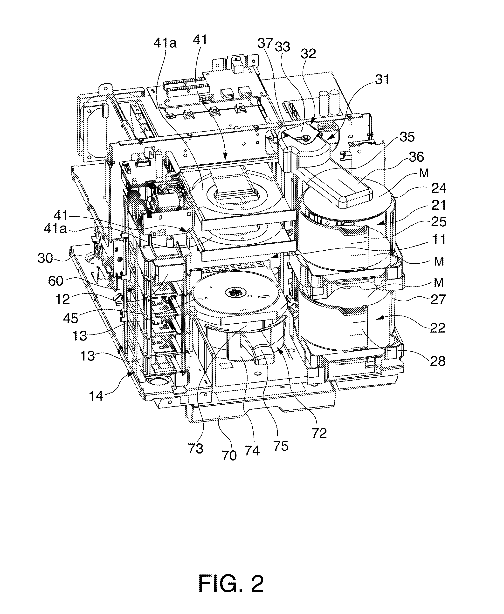 Media processing device and a control method and program therefor