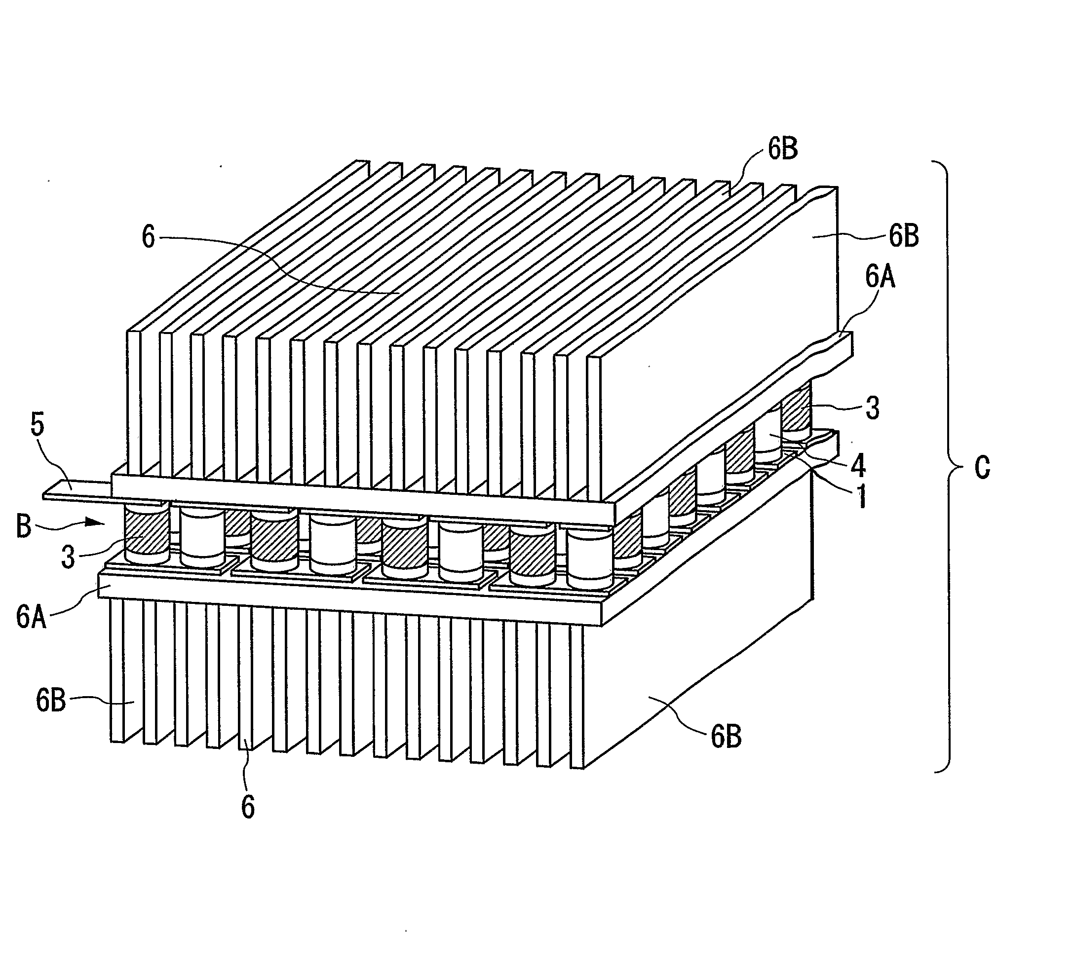 Thermoelectric Conversion Module, and Thermoelectric Power Generating Device and Method, Exhaust Heat Recovery System, Solar Heat Utilization System, and Peltier Cooling and Heating System, Provided Therewith