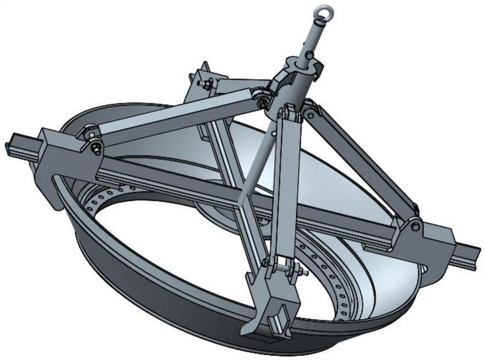 Universal hoisting tool and method for front flange