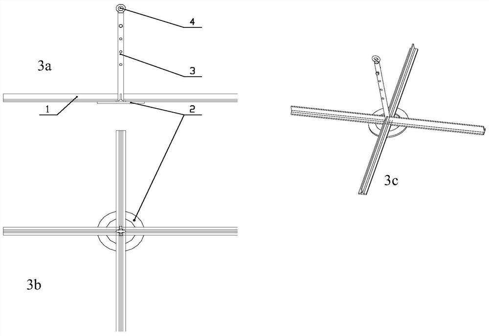 Universal hoisting tool and method for front flange