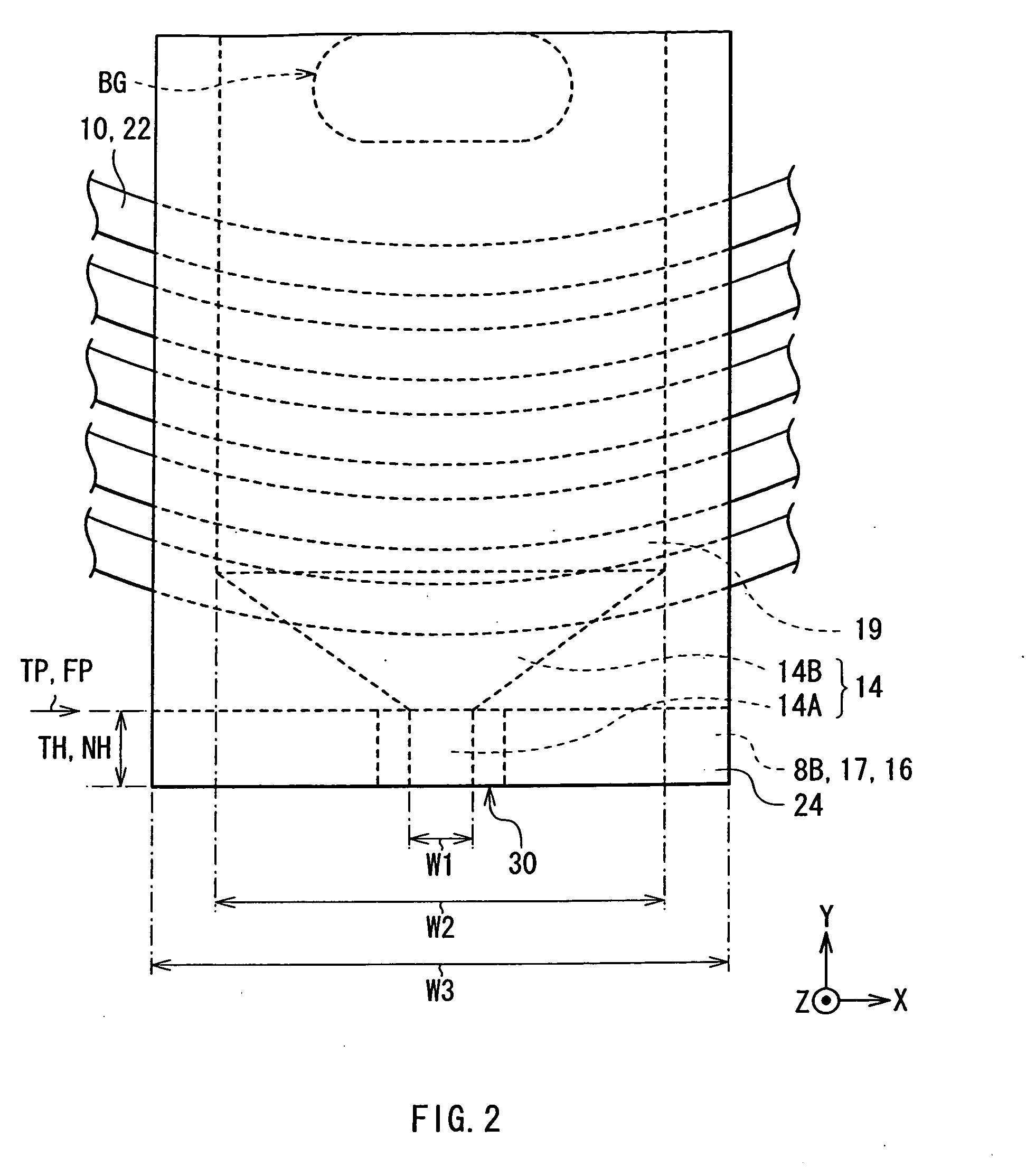 Perpendicular magnetic recording head and magnetic recording device