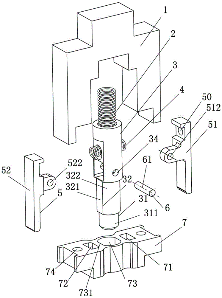 Welding locating device for perforated part and boss