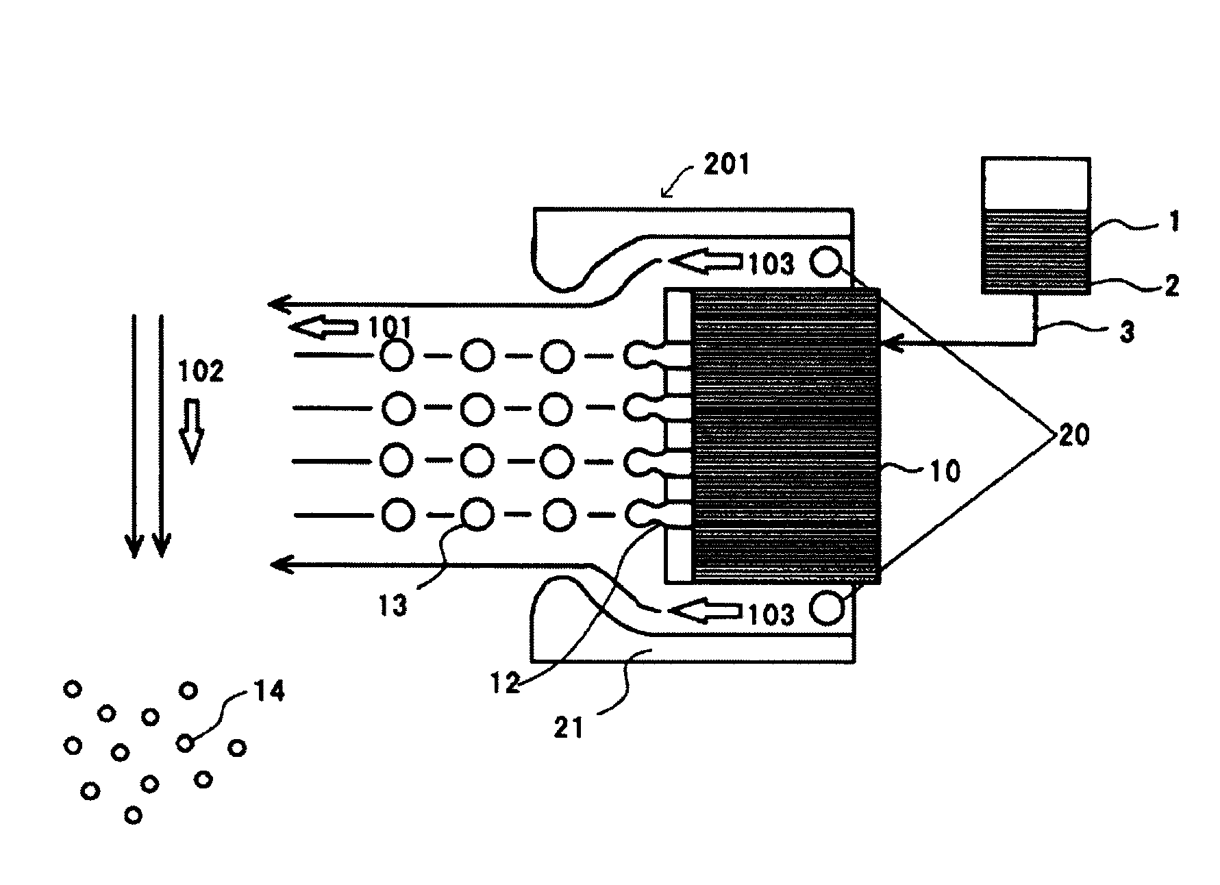 Method for producing toner for developing electrostatic image and apparatus for producing resin particles