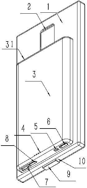 Modular back clamping battery