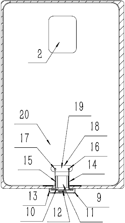 Modular back clamping battery