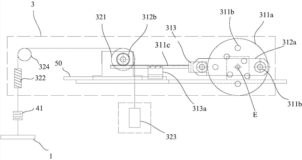 Testing system simulating ultimate dynamic bearing capacity of cyclic load lower plate anchor