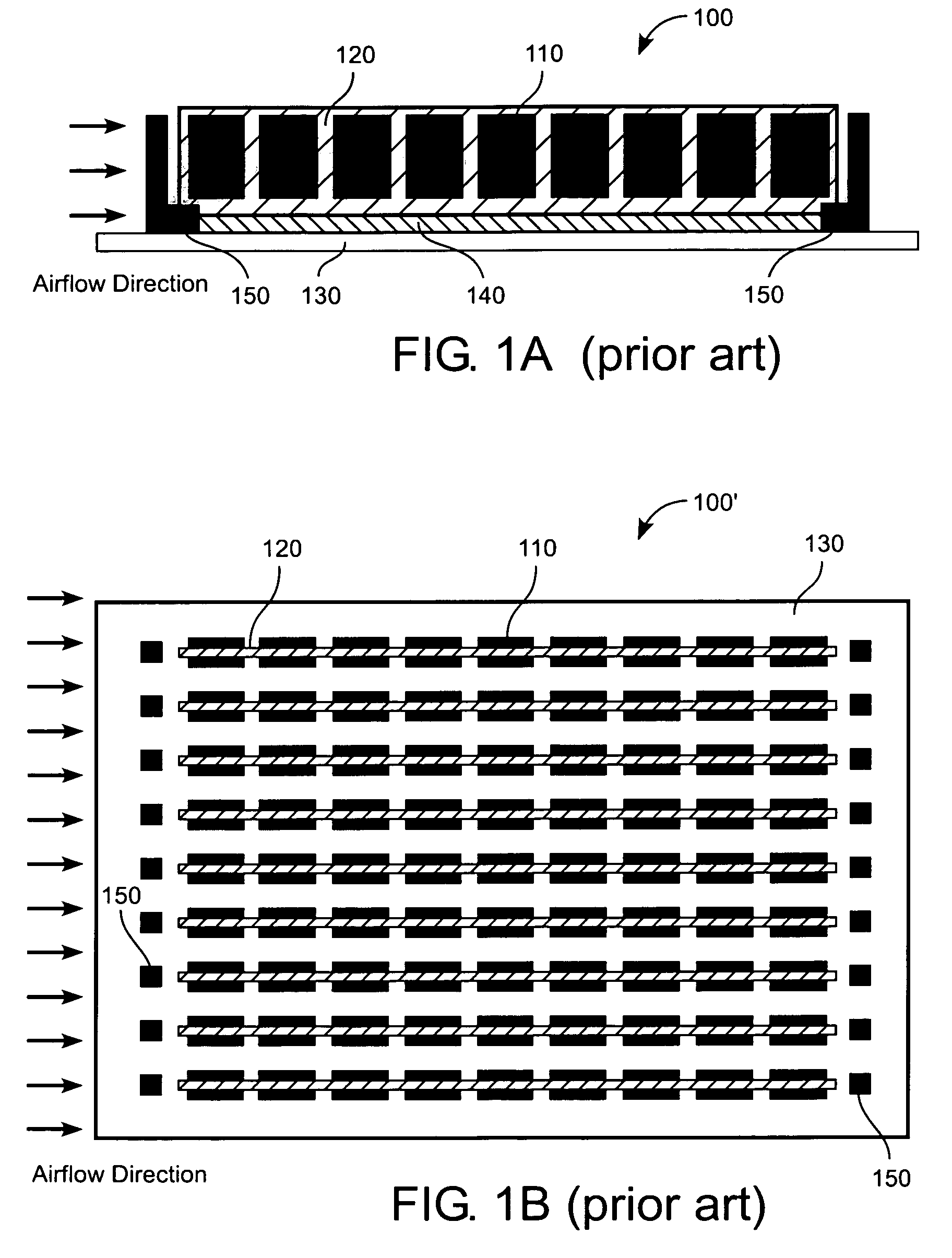 Interleaved memory heat sink