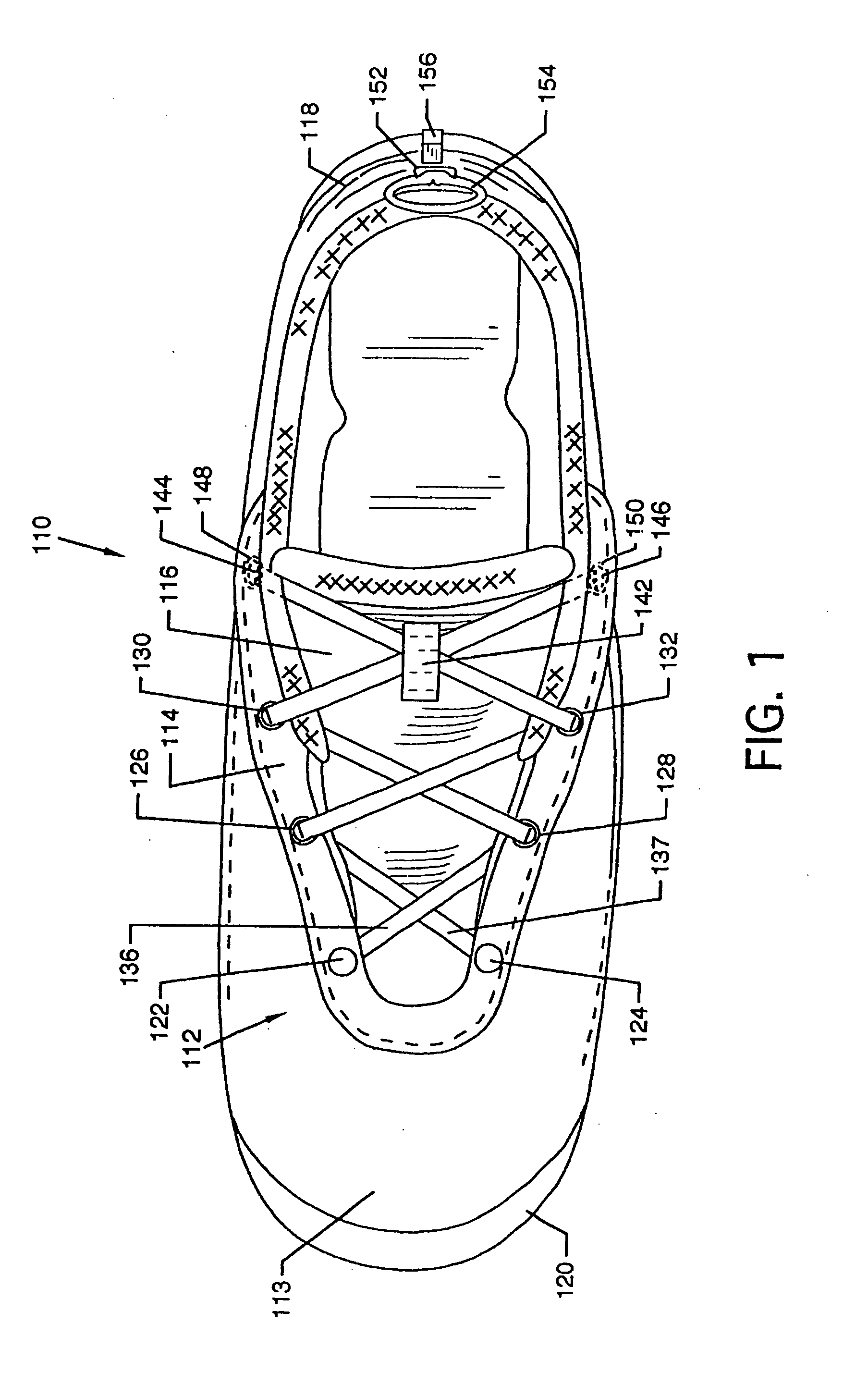 Automated tightening shoe