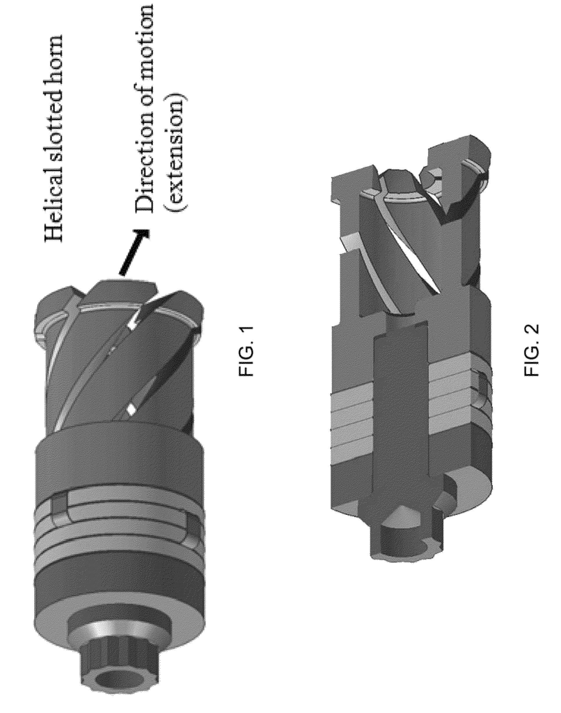 Single piezo-actuator rotary-hammering (SPaRH) drill