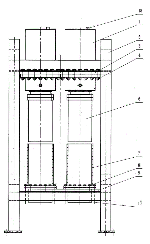 Vertical multi-cylinder or single-cylinder hydraulic briquette extruder with helical impeller feeding