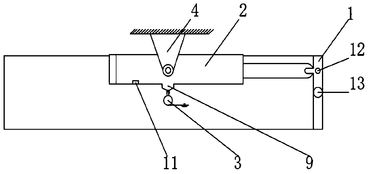 Gate momentarily opening device of dam break experiment