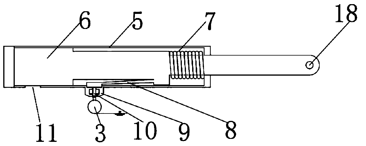 Gate momentarily opening device of dam break experiment