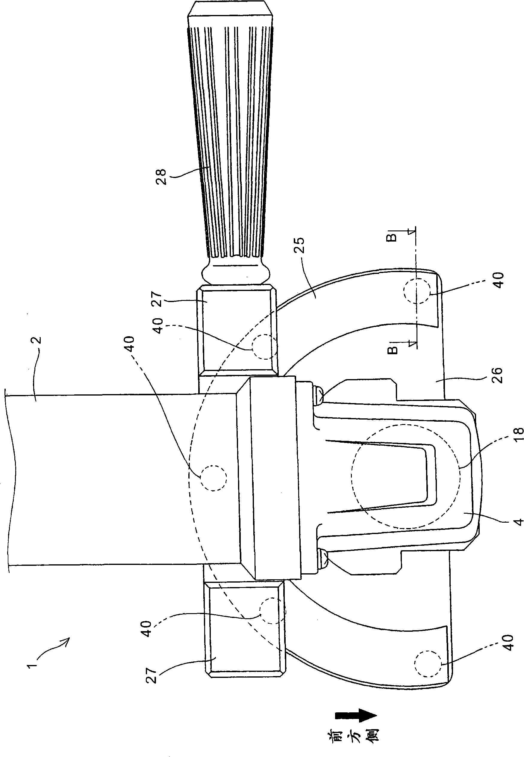 Portable chamfering machine