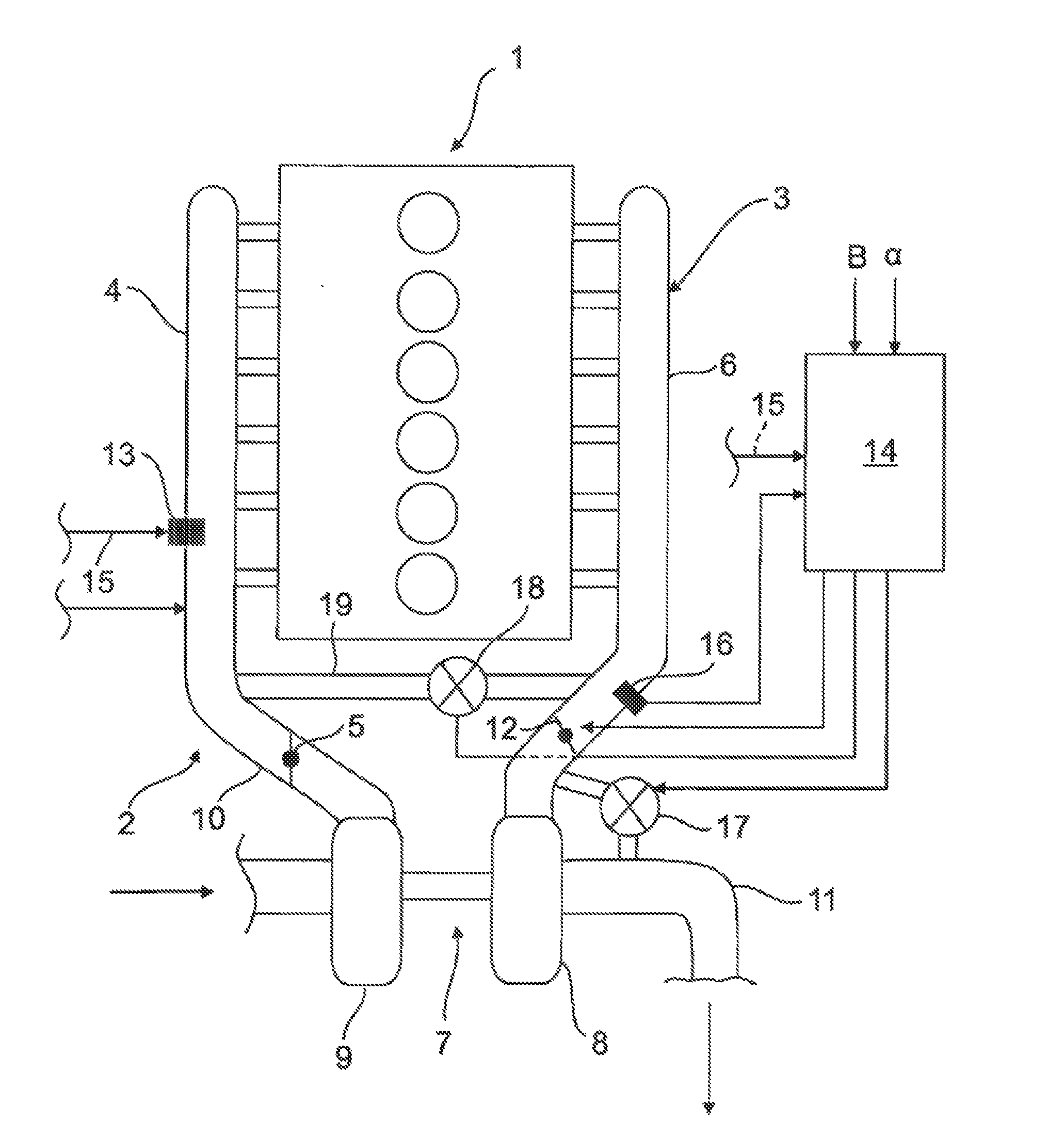 Method for controlling an engine braking device and engine braking device