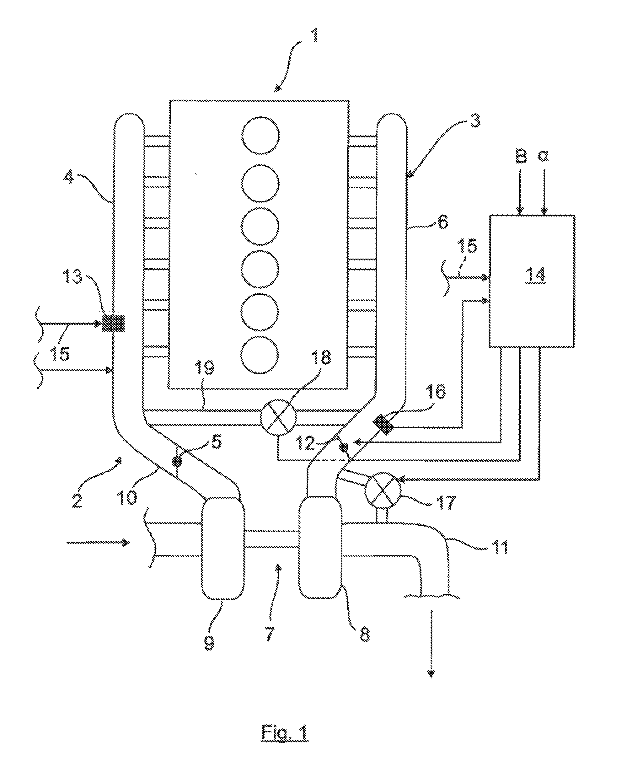 Method for controlling an engine braking device and engine braking device