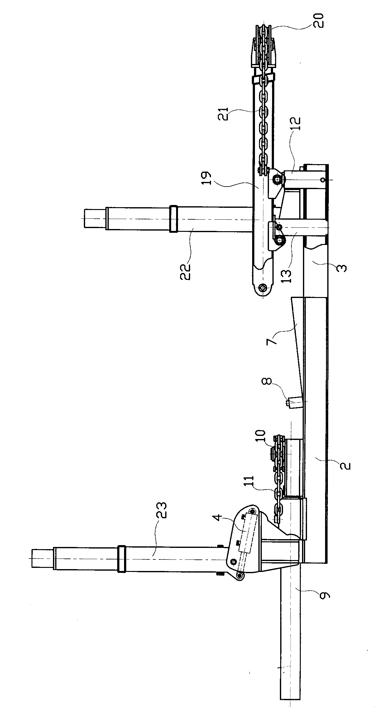 Hydraulic support steering platform