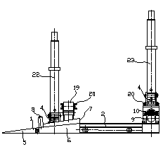 Hydraulic support steering platform