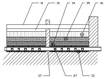 A kind of urban domestic sewage treatment system based on sphagnum moss