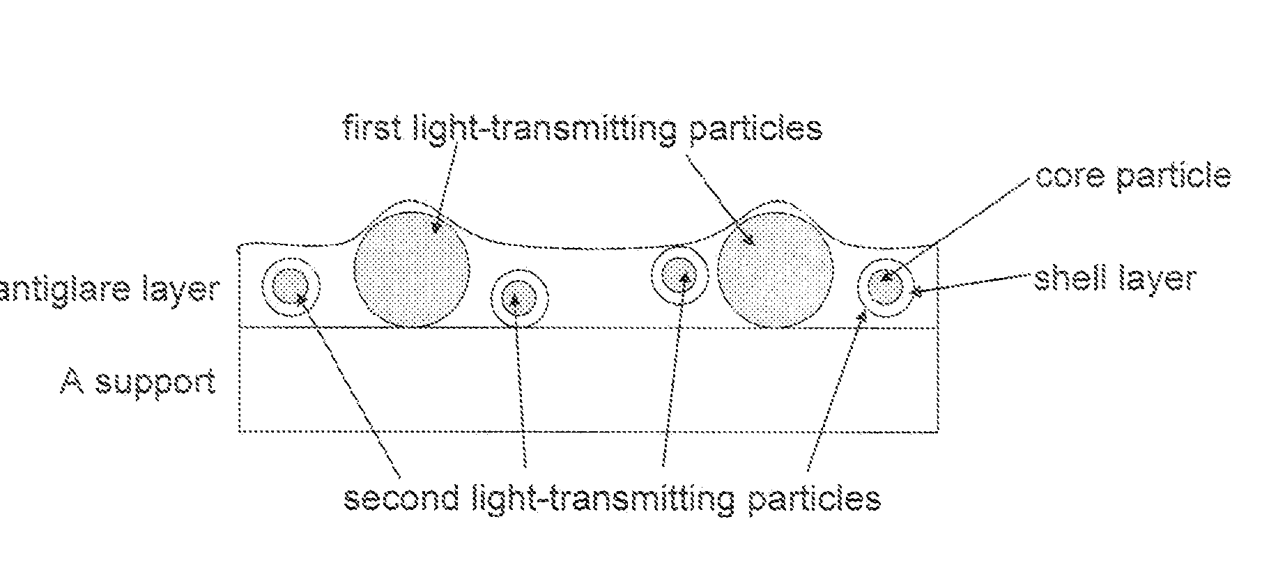 Antiglare film, antireflective film, polarizing plate and image display device