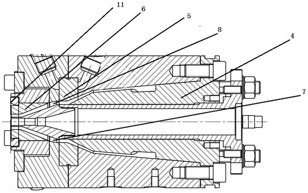 Double-colored strip sheath and its extrusion die