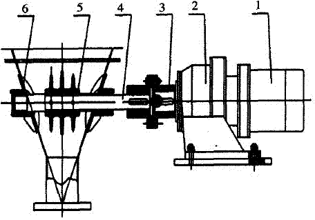 Bottom stirring device of PET solid phase polycondensation tower