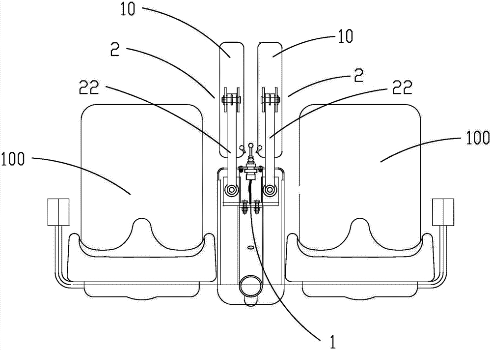 A lever locking mechanism