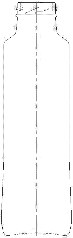 Round container contour similarity retrieving method