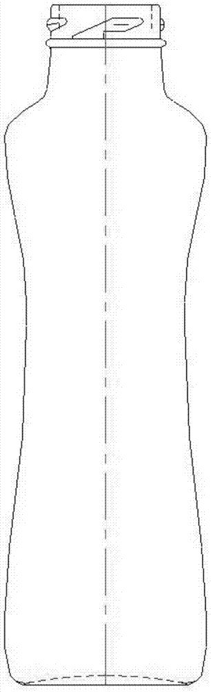 Round container contour similarity retrieving method