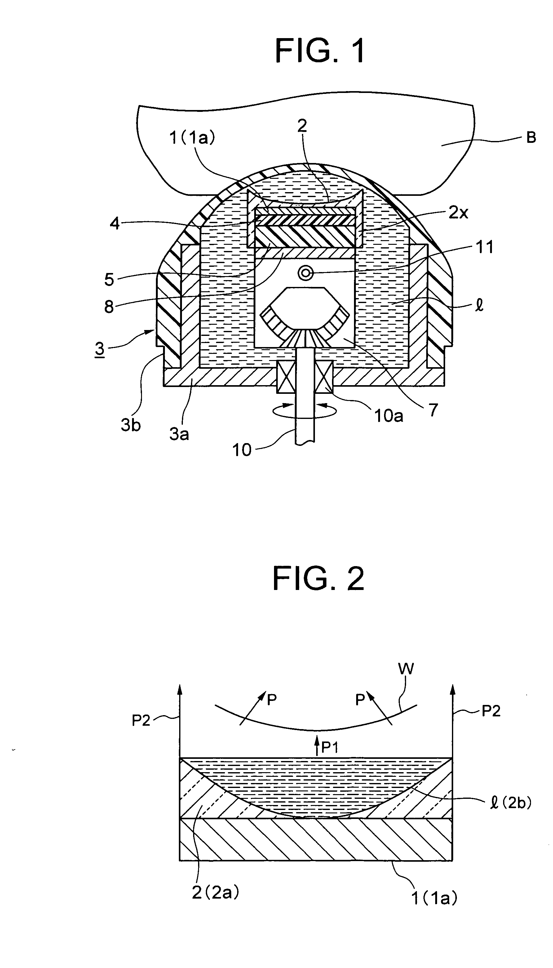 Minor axis motion type ultrasonic probe