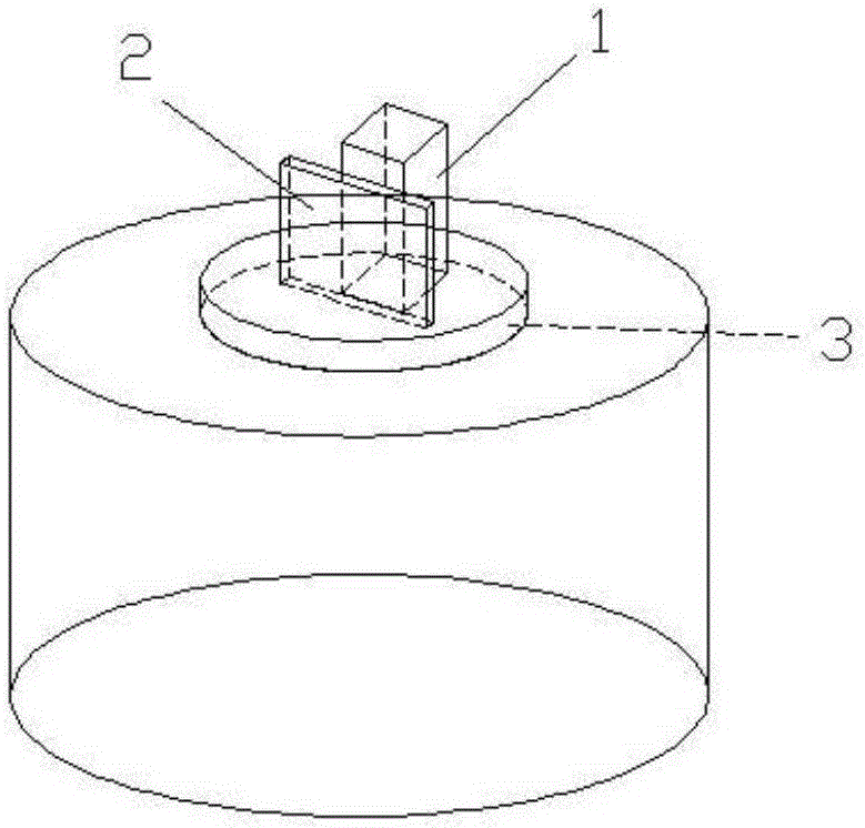 Method for embedding thin plate metallographic sample