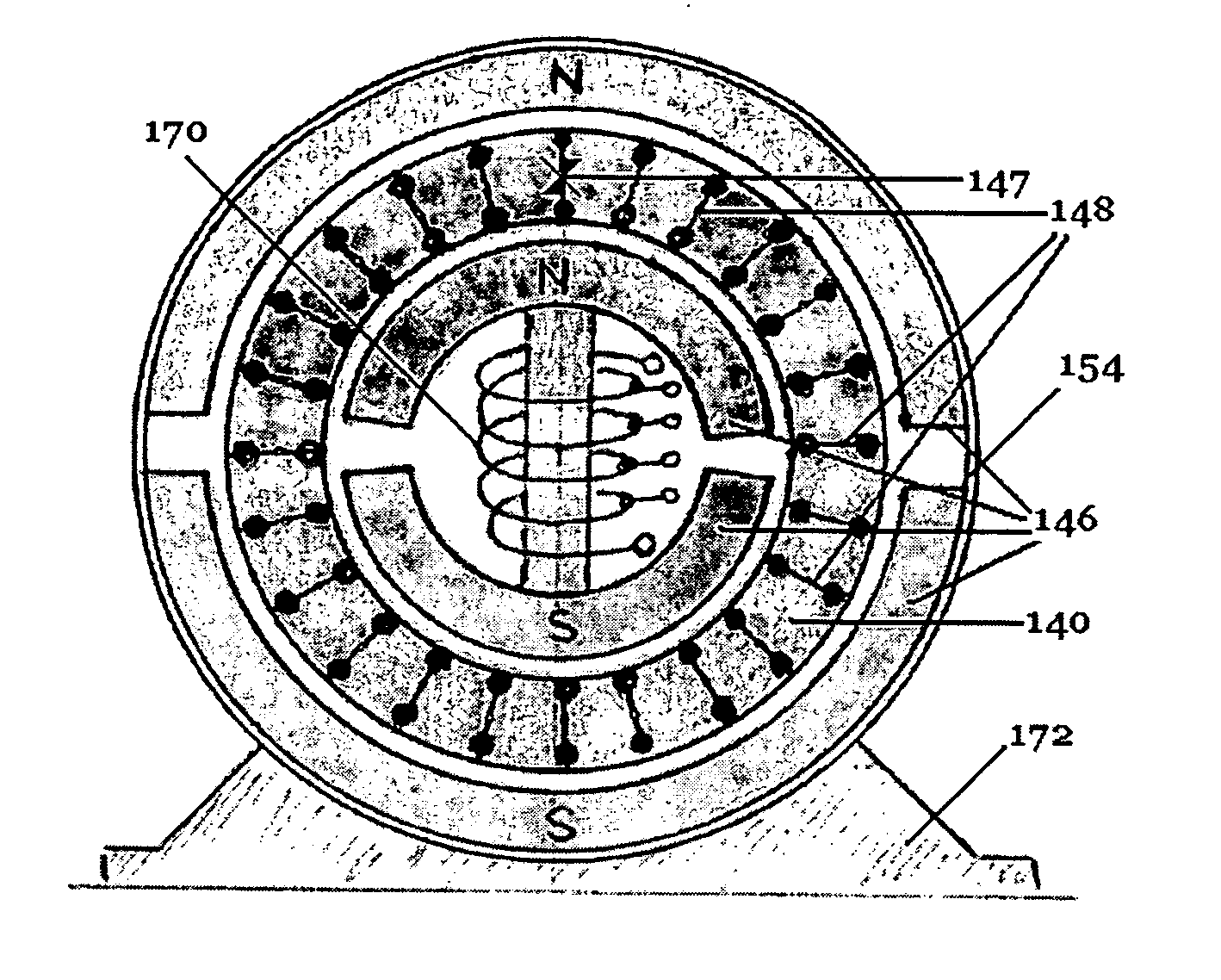 DC induction electric motor-generator