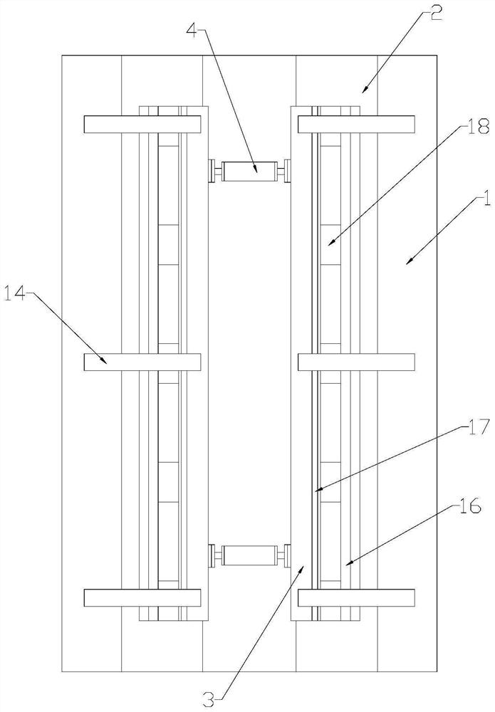 Civil air defense door machining device and method capable of reducing deformation