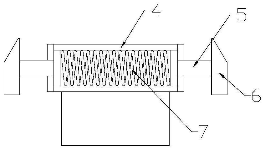 Civil air defense door machining device and method capable of reducing deformation